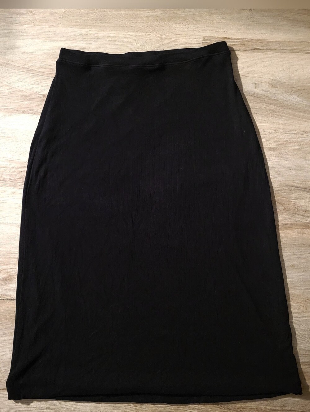 KLASSY NETWORK Women’s Black Skirt Size 2XL Elastic Waist Classic Minimalist